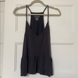 American Eagle Soft and Sexy Peplum Tank